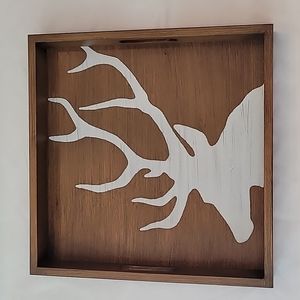 World Market Stag serving tray